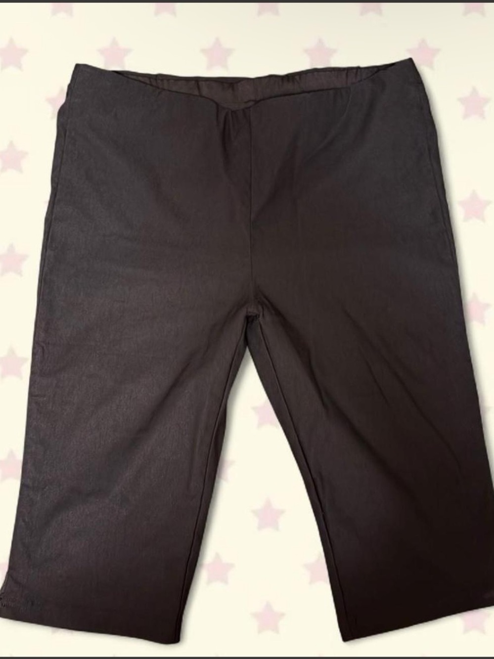 Black Kids Stretch Capri Pants